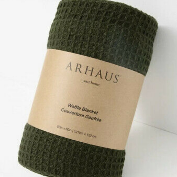 Arhaus Waffle Knit Throw - Picture 7 of 7